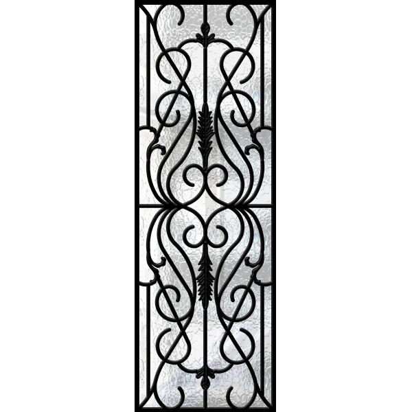 Личная дверь покрытия брызг стиля чугунная стеклянная с горячим Дипфабрикатед