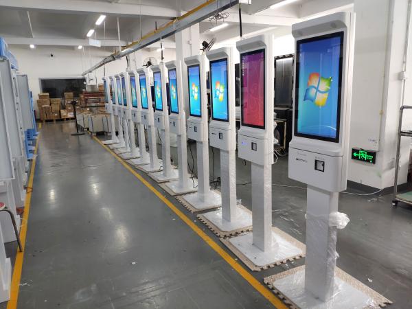 32 Inch Fast Food Self Service Kiosk Touch Screen With 80mm Thermal Printer