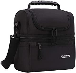 Double Layer Insulated Cooler Bags Adult Lunch Portable Soft Sided Coolers Tote