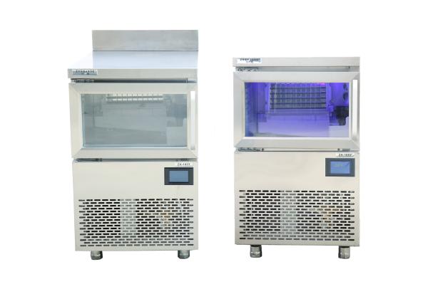 LED Blue Light disinfecting Ice Cube Maker Machine with SS304 Shell