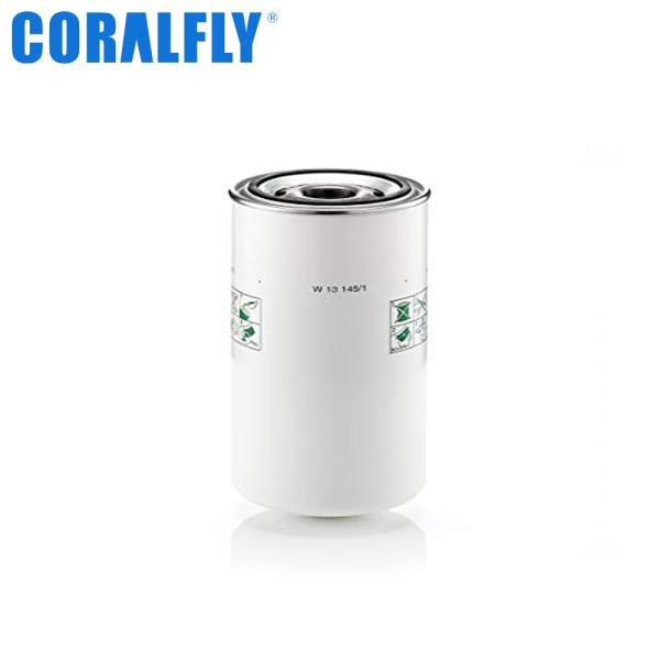 Filtro de óleo 100psi do motor W13145 diesel do ISO 4548-12