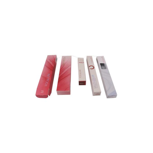 CMYK Printing White Cardboard Cosmetic Boxes 300GSM For Lipgloss