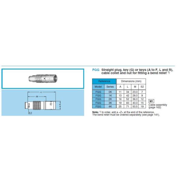 Waterproof IP68 2 Pin Lemo Connector FGG 0K Size Male And Female Connectors