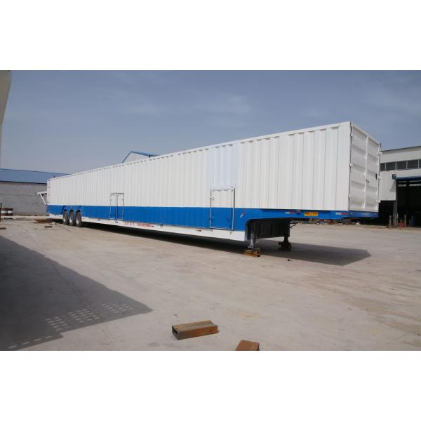 3 оси автотранспортер полуприцеп с стальным материалом и полезной нагрузкой 40000 кг