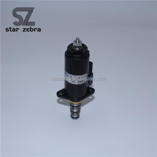 Machinery Repair Shops YN35V00051F1 G24YB50 Excavator Parts KWE5K-31 Hydraulic Rotation Solenoid Valve for SK200-8 SK210-8