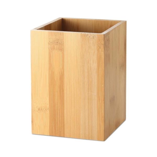 Bamboo Fancy Vintage Wood Desk Organizer Holder Stand Heat Resistance