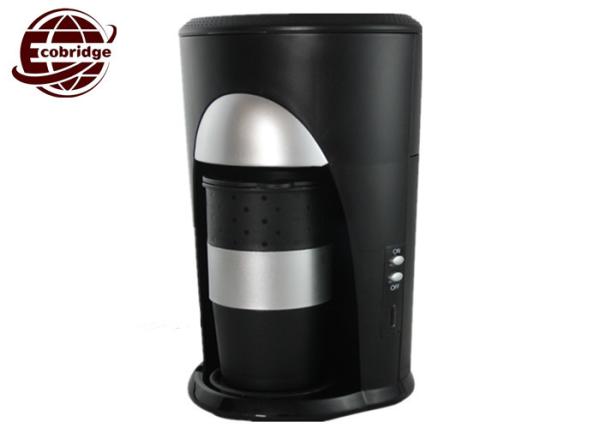Drip Portable Household Coffee Makers Black With Mini Single Travel Mug 0.3L