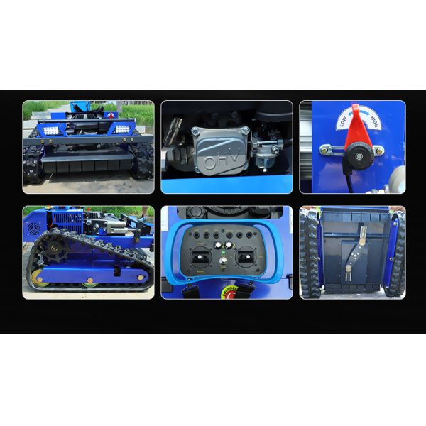 US Spot Remote Control Crawler Mower Fast Mowing, Off-road Driving Structure Weeding Machine for Municipal Greening and Farmland
