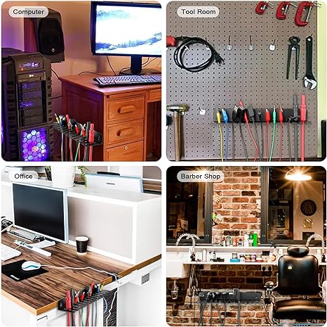 Управление кабелями с вставкой болта Тип кабельных крючков 11 кабельных слотов Железные стойки кабелей