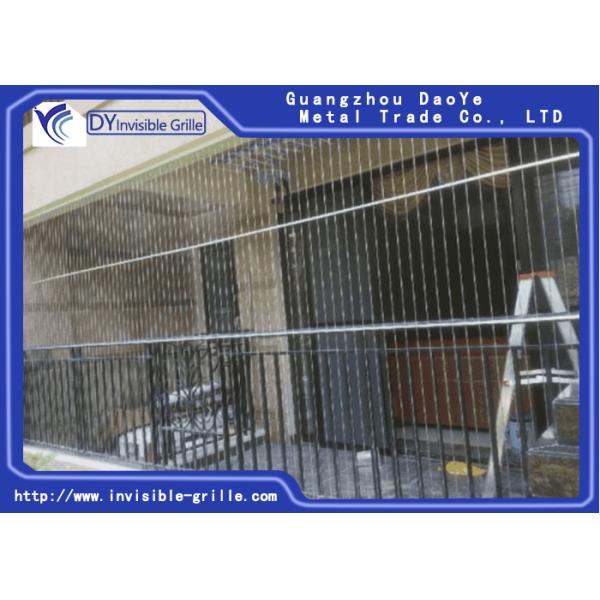 Балконы из нержавеющей стали 316 класса Невидимая решетка для современного дизайна интерьера