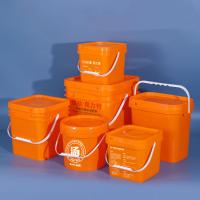 Acrylic Plastic Ice Bucket 8 Liter  White / Yellow Color