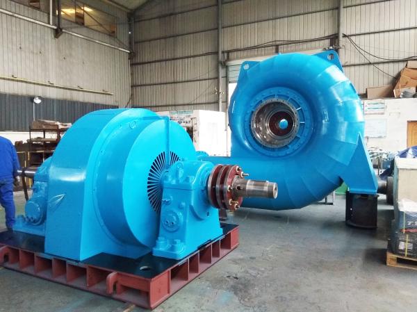 Customized Durability Francis Turbine Generator Steel And Stainless Steel RPM 450-1000rpm