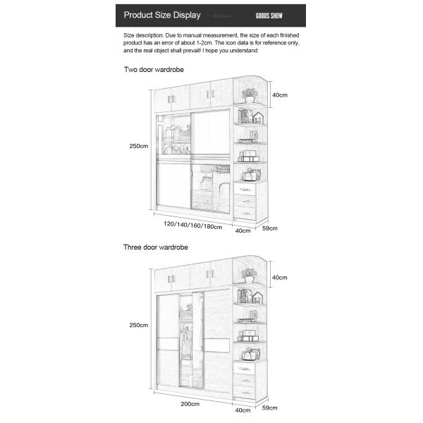 Шкаф раздвижной двери MDF