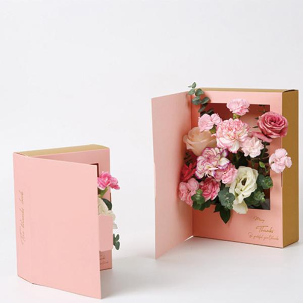 4C Offset Printing 1mm Eternal Flower Gift Packing Boxes