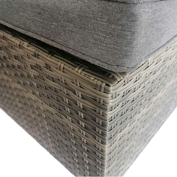 Factory Cheap Concise Style Outdoor Garden Leisure Patio Furniture Set Rattan Wicker Corner Sofa Chair and Coffee Table