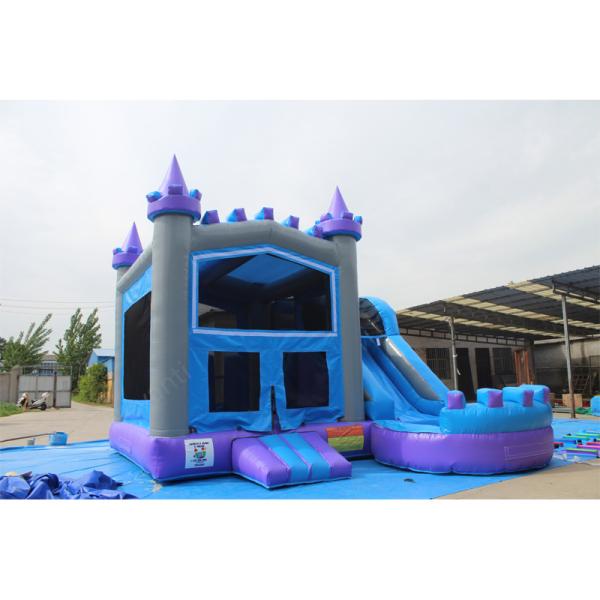 Block Jumping Castle Inflatable Bouncy Castle Slide with Customized Color Combinations