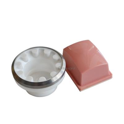 Tasse en acier Tampoprint d'encre d'imprimerie de protection de tungstène avec l'anneau de carbure