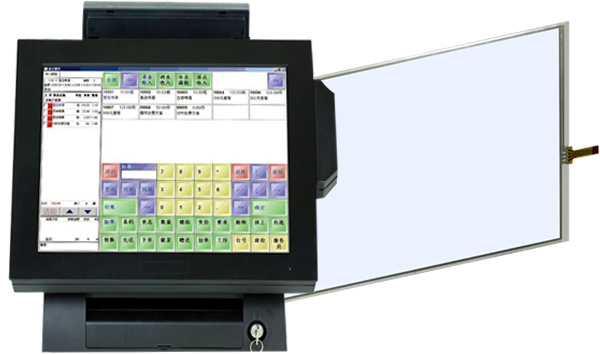 Transparent 4 Wire POS Computer Touch Screen For Touch Monitor , Glass Touch Panel