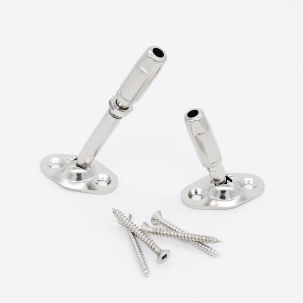 cable railing hardware Swageless wire rope Fittings 316 Stainless Steel flat base Cable Railing tensioner 1/8,5/32