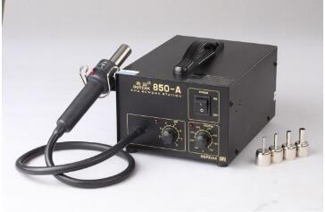 45W Digital Soldering Station , Quick 850a Hot Air Gun Soldering SMD Rework Station