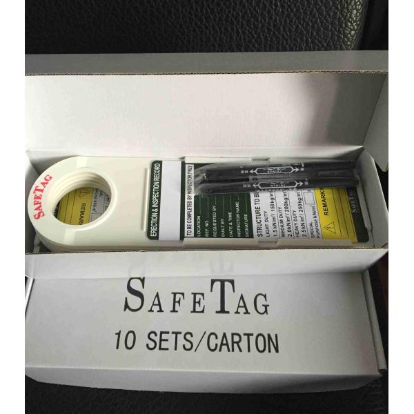 PVC Warning Scaffolding Safety Tag Holder for Lockout Tag And Label