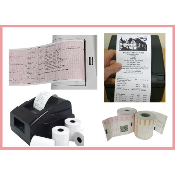 55g 65g Thermal Paper Receipt Rolls For Cashier Light Resistence Waterproof recibo de papel térmico Rolls de 55g 65g para o caixa Light Resistence impermeável