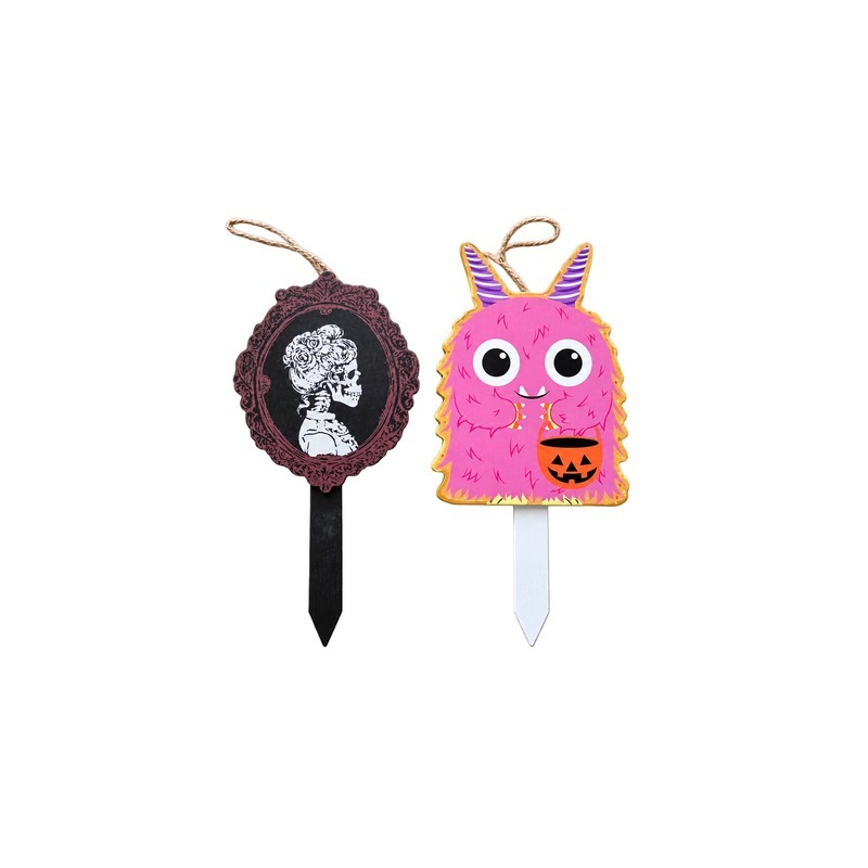 Custom Halloween Stake Set with OEM/ODM Customization Mature Craftsmanship for Seasonal Retail