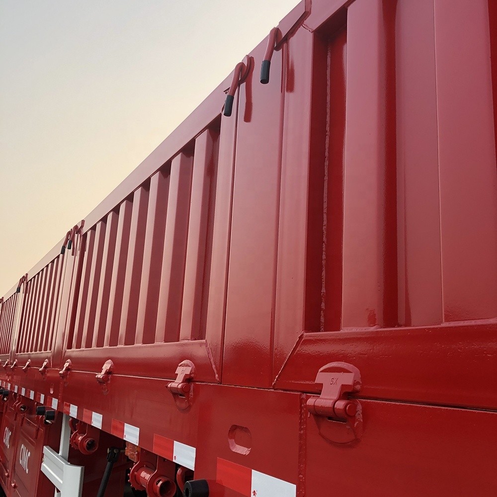 CIMC HUAJUN 2021New 3 Axles Cargo Transport Semi Trailer for Truck Capacity 60 Tons