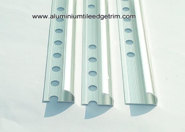 Chrome Ceramic Tile Metal Corner Trim 12mm For Tile Accessories
