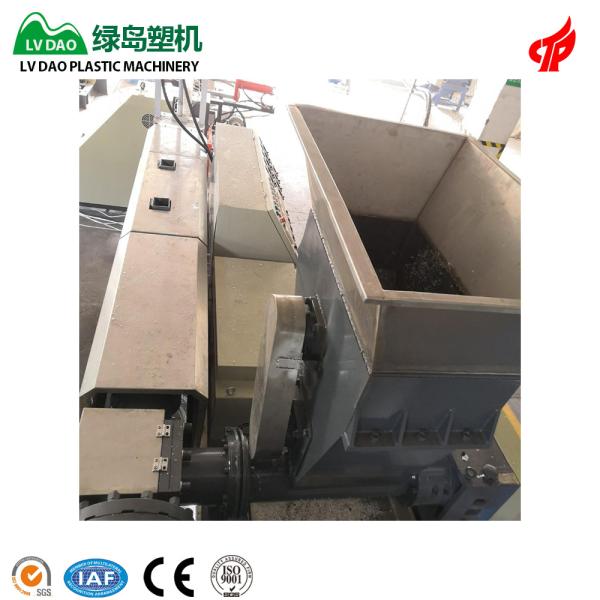 PP PE Film Plastic Recycling Equipment Soft Hard Scrap Side Feeder
