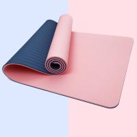 Estera bicolor de la yoga del entrenamiento de la TPE los 0.61m resistencia rápida gruesa de 2 pulgadas
