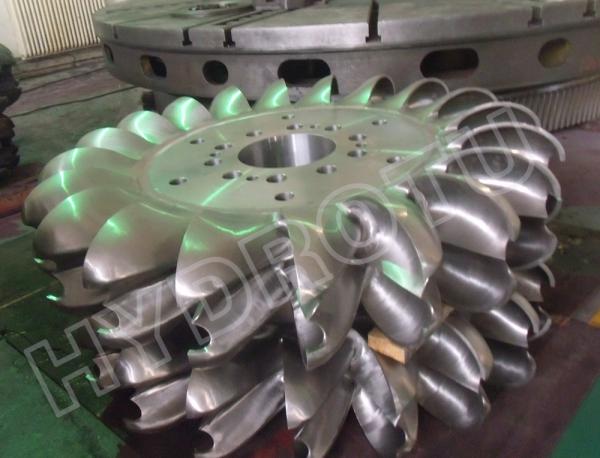 Corredor de aço inoxidável da turbina de Pelton da eficiência elevada, roda de Pelton para o projeto das energias hidráulicas
