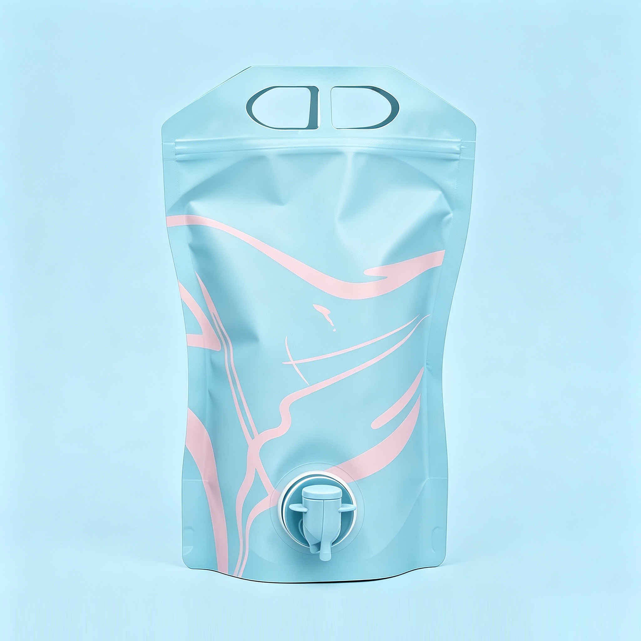 Portable Liquid Soft Packaging Bags With Dispensing Valve | Custom Printed Stand Up Spout Pouches For Wine, Beverage, Syrup & Bulk Liquid OEM