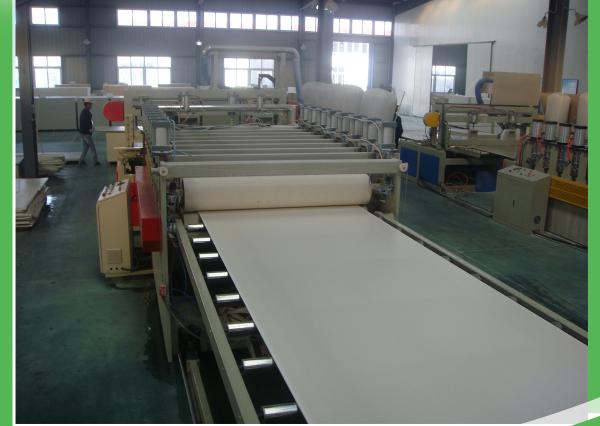 MDF Board Foam Extrusion Machine , Oil Cooling PVC Sheet Production Line