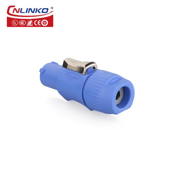 CNLINKO Power Male Female Connector Plug Round 3 Pin Connector for Electric Bicycle Portable Generators