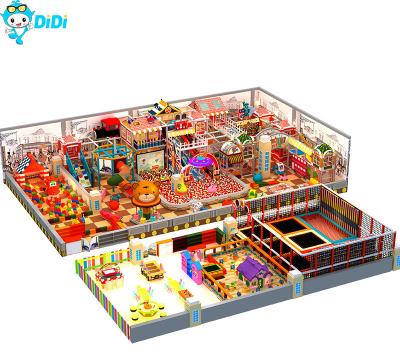 Circus Theme Kids Slide Sand Pit Ball Pool Playground Equipment For Kids