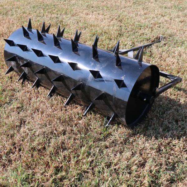 LAS14 - 14mm Diameter Atv Ballast Roller with spikes tooth ; Lawn aerator Roller with tines For Farm
