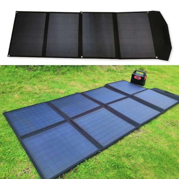 Kit de panneau solaire en verre de 200W pour camping-car, camping et recharge hors réseau