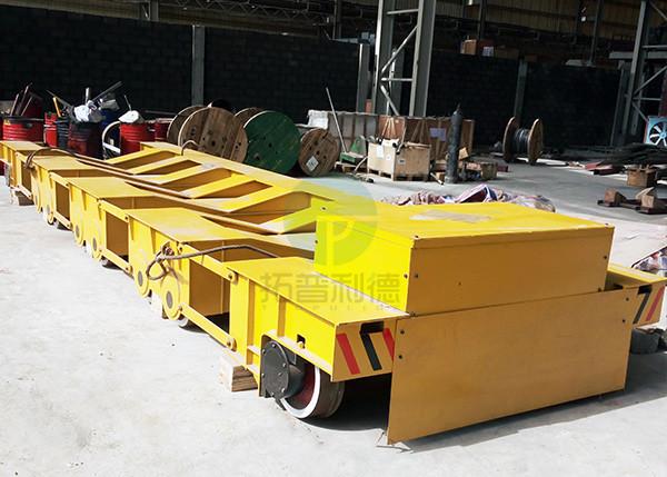 Shipyard Transport Flat Bed 60 Tons Electric Transfer Cart for Handling Steel Plates