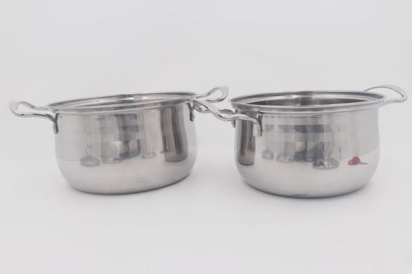 4pcs Outdoor cookware set kitchen casserole cooking pot non stick saucepan with lid