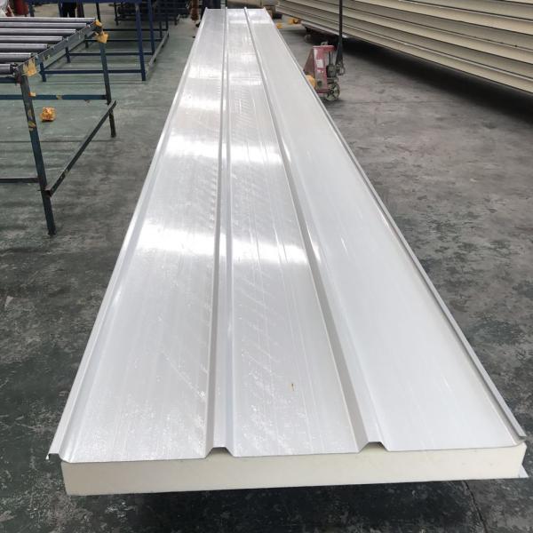 Fireproof PUR Sandwich Panel For Van With Cold Room Rigid Quality PUR Sandwich Panel