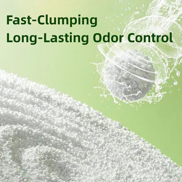 Cassava Cat Litter 100% Plant Fiber No Dust Natural Excellent Clumping Strong Odor Control Pet Litter