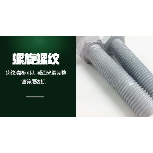 ASTM Standard Hebei Fastener HDG Bolts A325 Структурные болты для горячего цинкования