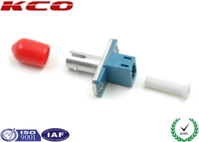 Metal l'adaptateur optique de fibre de St de LC 0.2dB recto pour les instruments de essai
