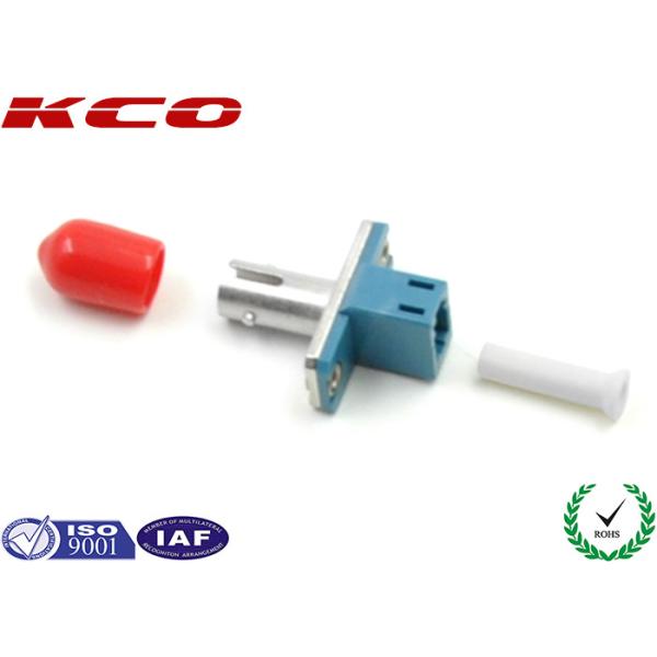 Hybrid Metal LC ST Fiber Optic Adapter Simplex 0.2dB For Testing Instruments
