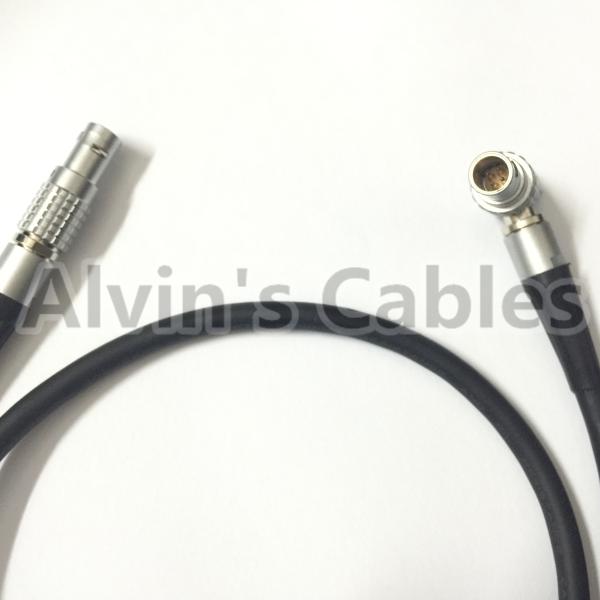 Varón de ángulo recto de 4 Pin al cable del adaptador masculino de 4 Pin Staight para Teradek