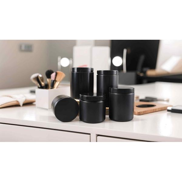 Hot Sale 300ml 500ml 530ml 600ml 1100ml Luxury Empty Large Cosmetic Containers Plastic Jars Plastic Jar Set