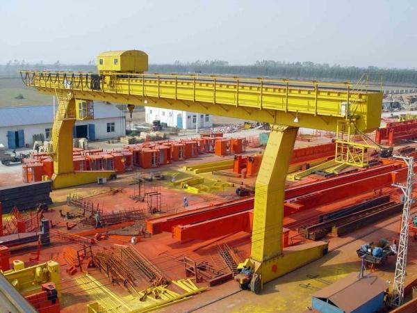 L Type Single Beam Gantry Crane 30m Cantilever Bridge Crane 10 Ton With Hoist