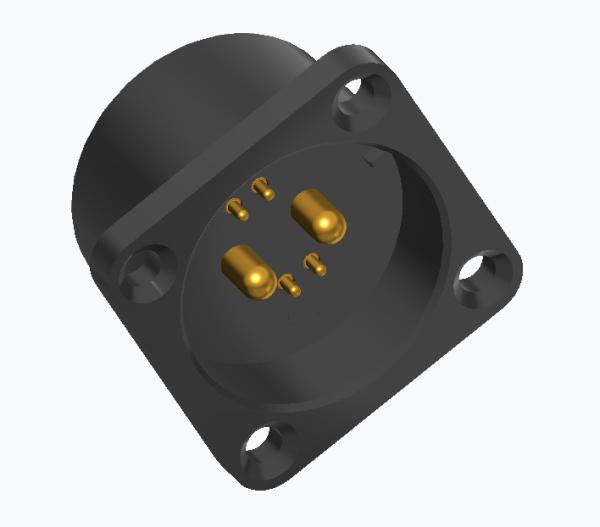 Customized Solder Cup Connector Spring Loaded 6 Pin Pogo Connector