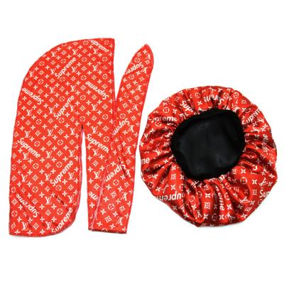 Soft Satin Silk Fashion Design Durag
